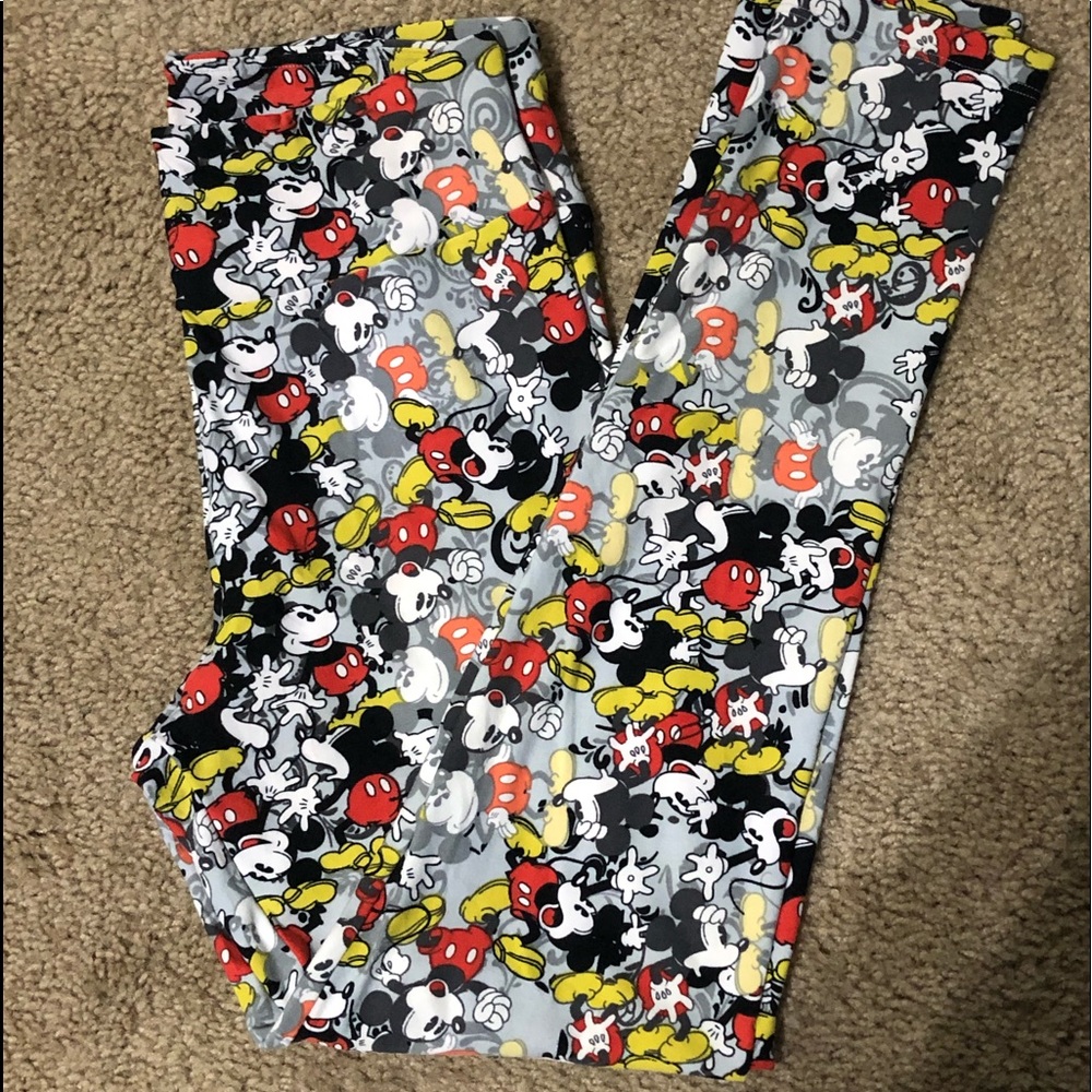 OS Lularoe Mickey leggings